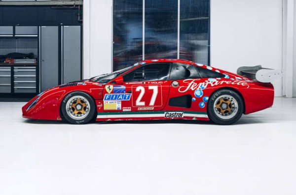 2-2,5 милиона евро

Това Ferrari е готово да се състезава отново, след като в него са инвестирани значителни суми между 2022 и 2024 година. Само един от 16-те екземпляра от трета серия на 512BB/LM, създаден и направи своя състезателен дебют на 1000 км Монца през 1981 година. Там печели отличия в класа GTX и завърши 15-ти в общото класиране.

Също така участва в Льо Ман през въпросната година, но не успява да завърши. И все пак, само две седмици по-късно, той печели първо място в класа и пето като цяло на Шестте часа на Ена в Сицилия.
На Mugello 1000km през 1982-а отново е победител в клас GTX, този път 10-ти в общото класиране. Последният състезателен "излет" на този автомобил е 1000 км Имола през 1984 година, който приключва с повреда на двигателя.